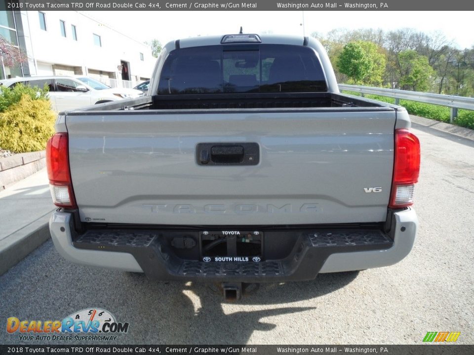 2018 Toyota Tacoma TRD Off Road Double Cab 4x4 Cement / Graphite w/Gun Metal Photo #17