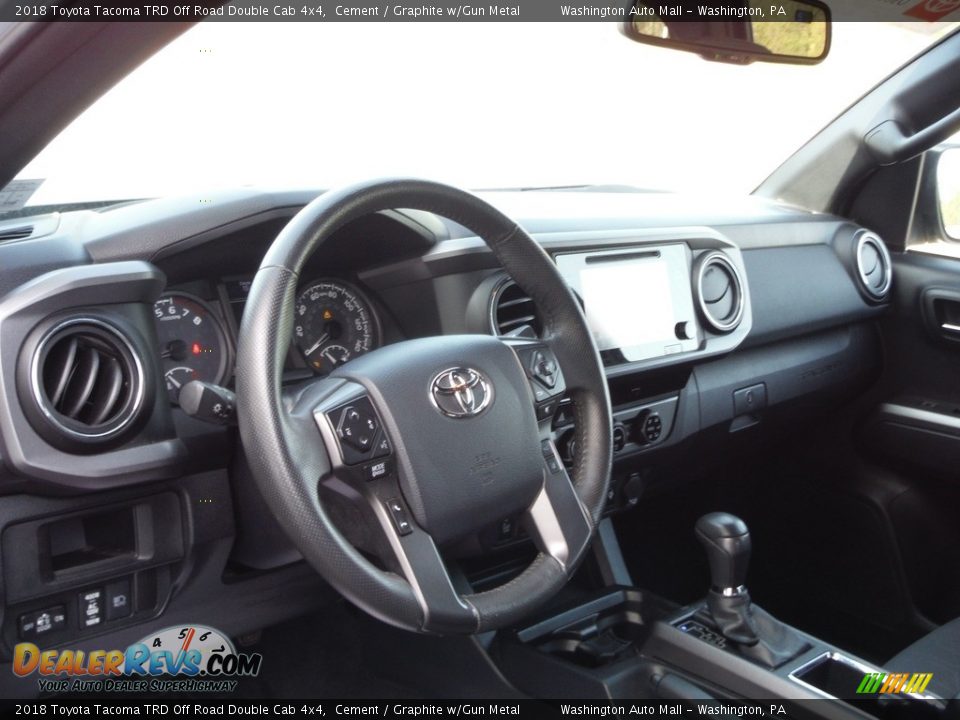 2018 Toyota Tacoma TRD Off Road Double Cab 4x4 Cement / Graphite w/Gun Metal Photo #23