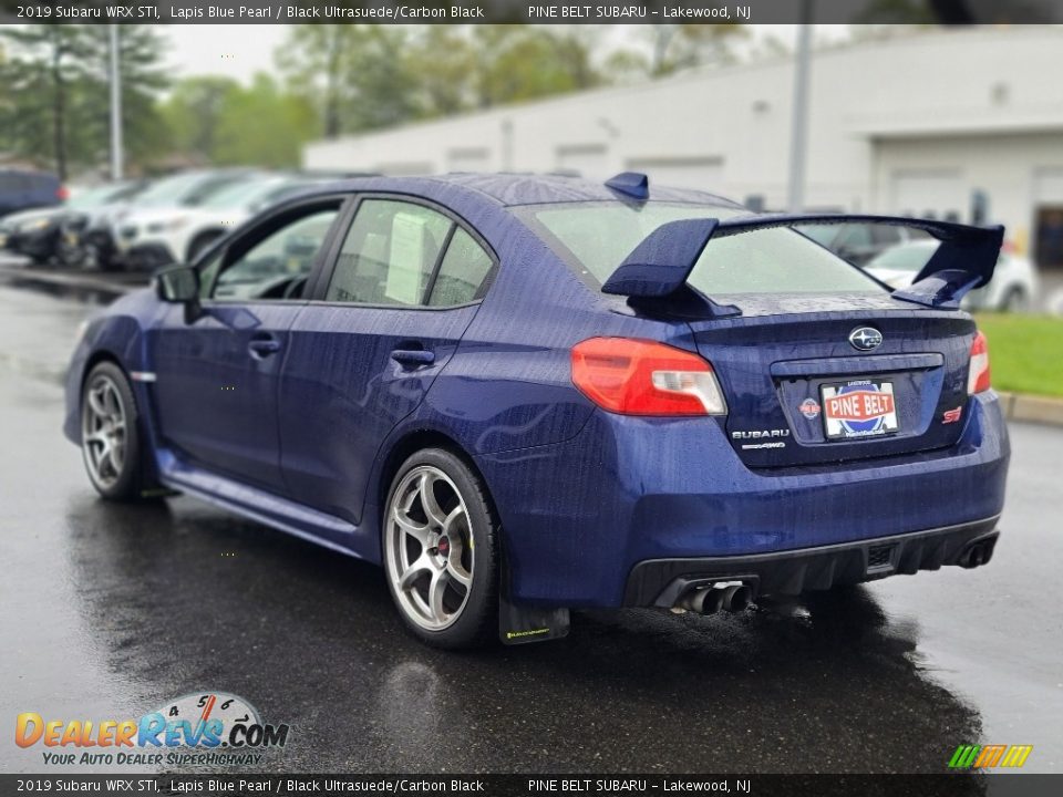 2019 Subaru WRX STI Lapis Blue Pearl / Black Ultrasuede/Carbon Black Photo #17