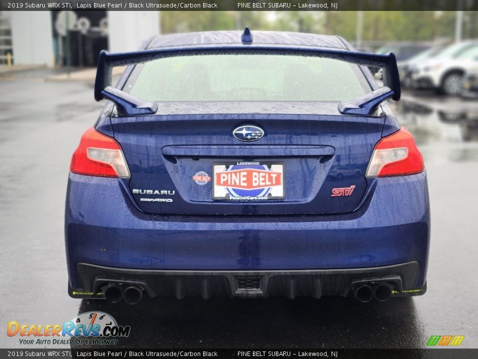 2019 Subaru WRX STI Lapis Blue Pearl / Black Ultrasuede/Carbon Black Photo #18