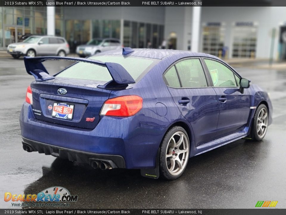 2019 Subaru WRX STI Lapis Blue Pearl / Black Ultrasuede/Carbon Black Photo #19