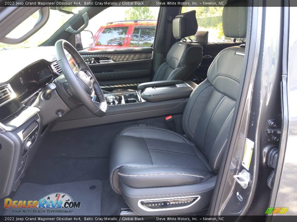 Global Black Interior - 2022 Jeep Grand Wagoneer Obsidian 4x4 Photo #13