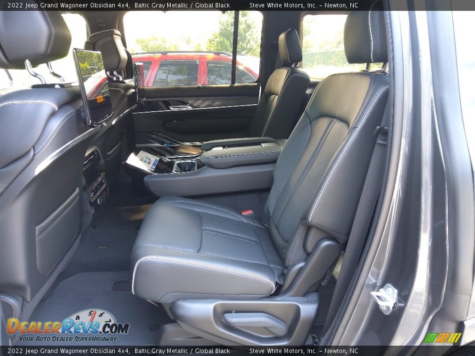 Rear Seat of 2022 Jeep Grand Wagoneer Obsidian 4x4 Photo #18
