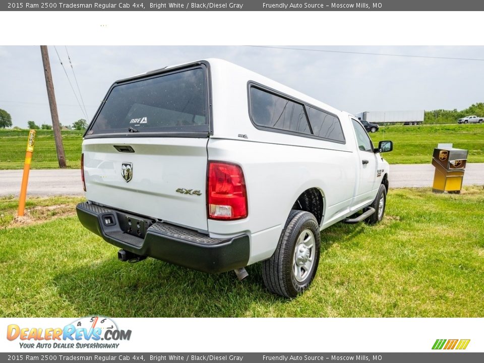 2015 Ram 2500 Tradesman Regular Cab 4x4 Bright White / Black/Diesel Gray Photo #4