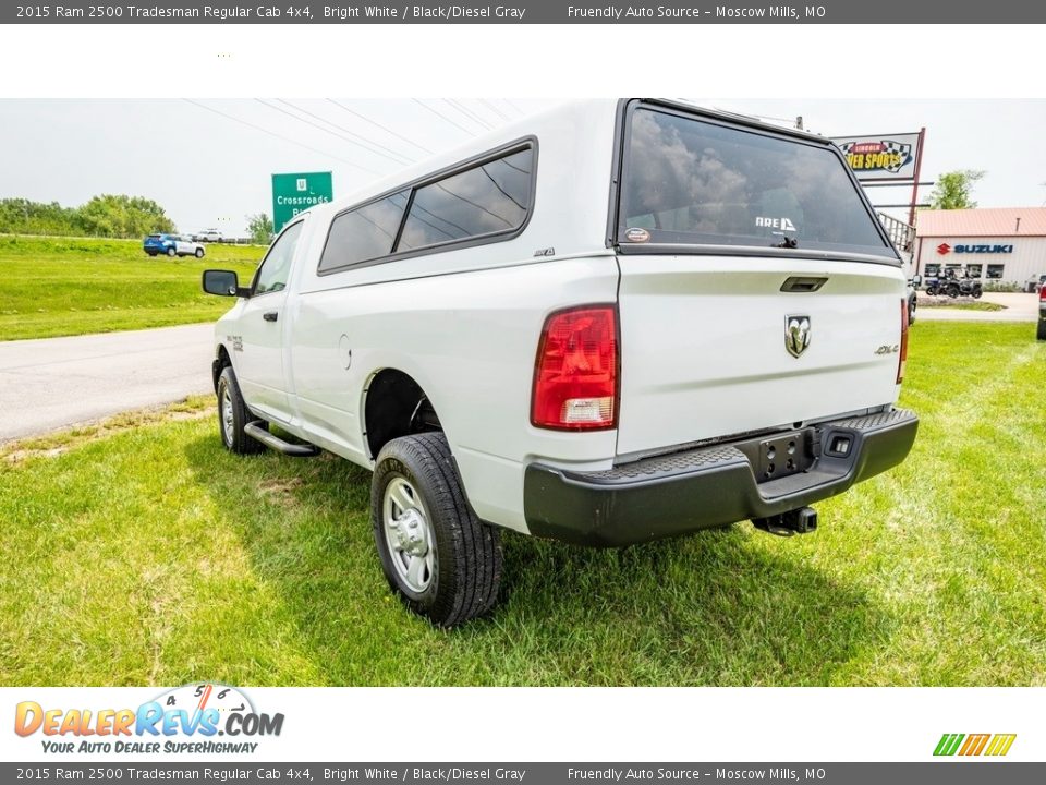 2015 Ram 2500 Tradesman Regular Cab 4x4 Bright White / Black/Diesel Gray Photo #6