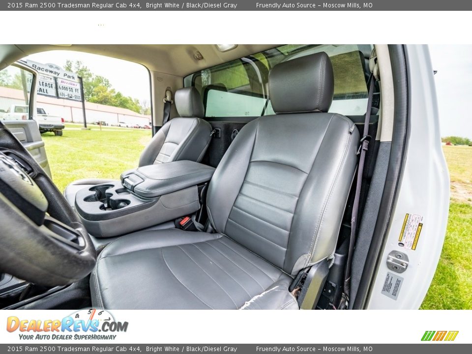 Front Seat of 2015 Ram 2500 Tradesman Regular Cab 4x4 Photo #12