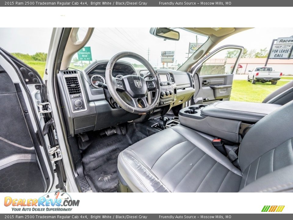 2015 Ram 2500 Tradesman Regular Cab 4x4 Bright White / Black/Diesel Gray Photo #13