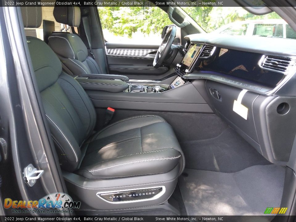 Front Seat of 2022 Jeep Grand Wagoneer Obsidian 4x4 Photo #30