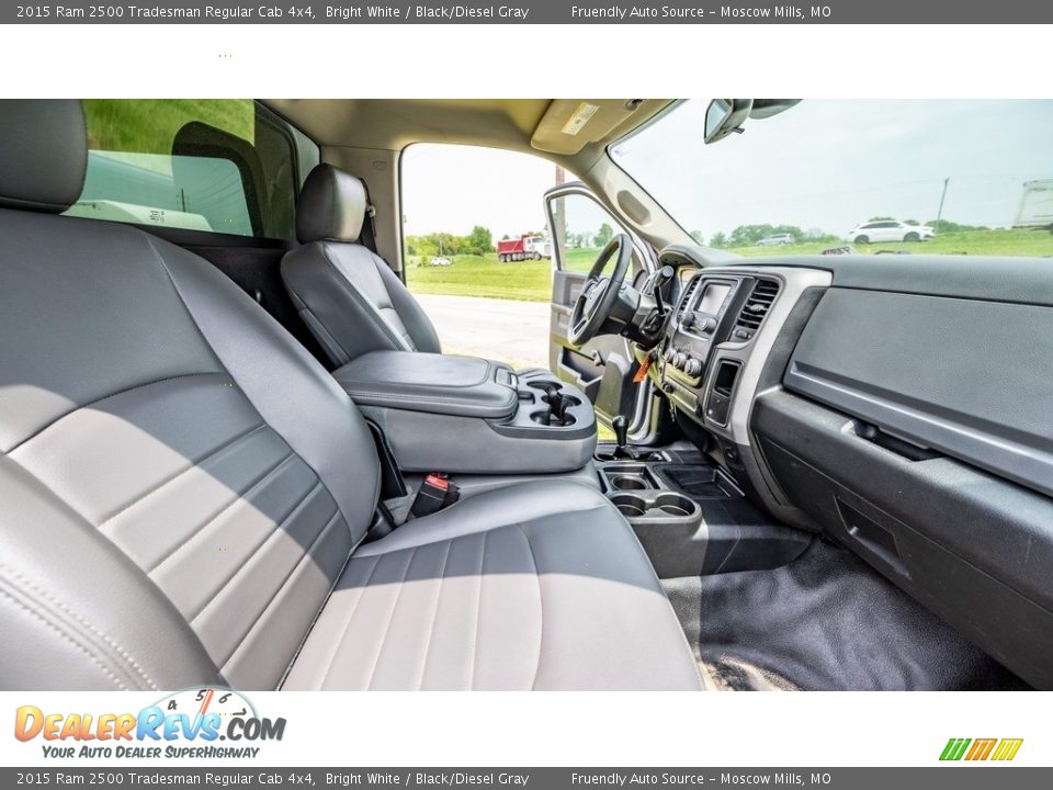 Front Seat of 2015 Ram 2500 Tradesman Regular Cab 4x4 Photo #15