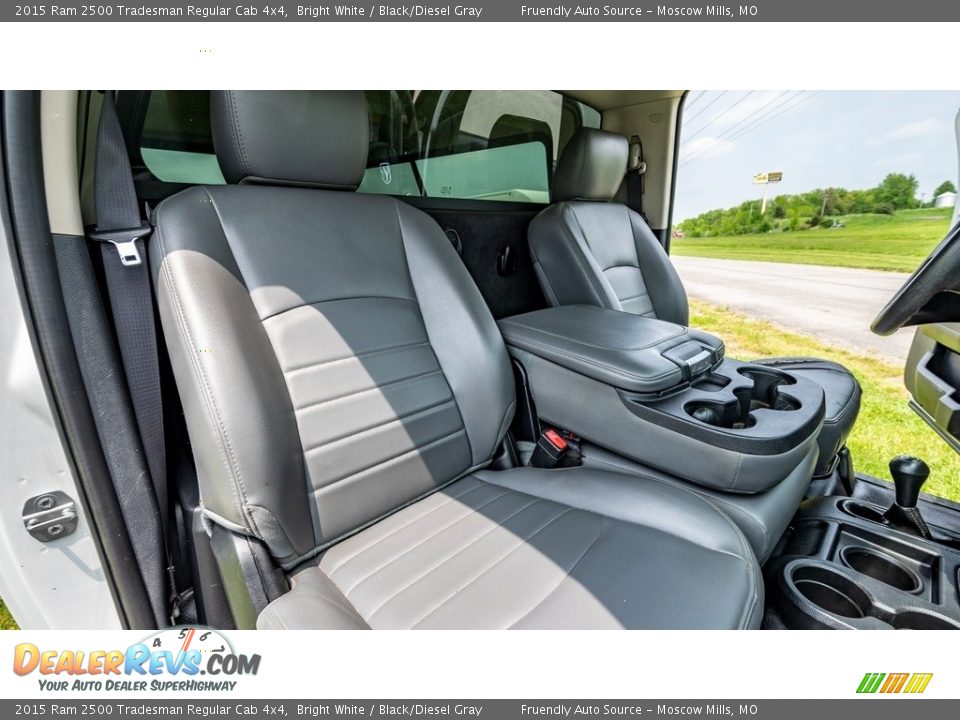 Front Seat of 2015 Ram 2500 Tradesman Regular Cab 4x4 Photo #16