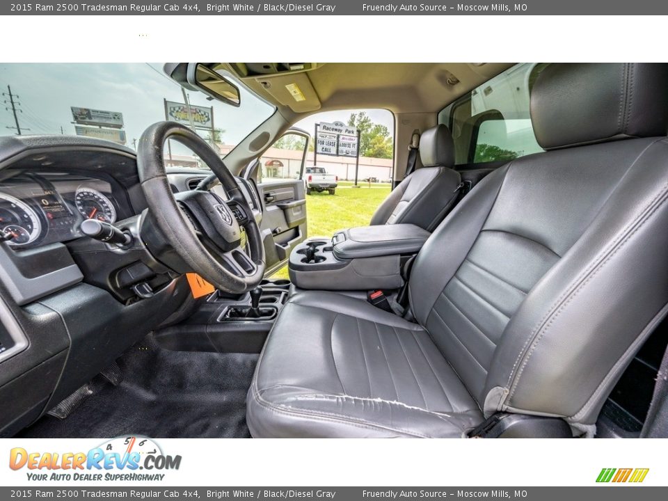 2015 Ram 2500 Tradesman Regular Cab 4x4 Bright White / Black/Diesel Gray Photo #17