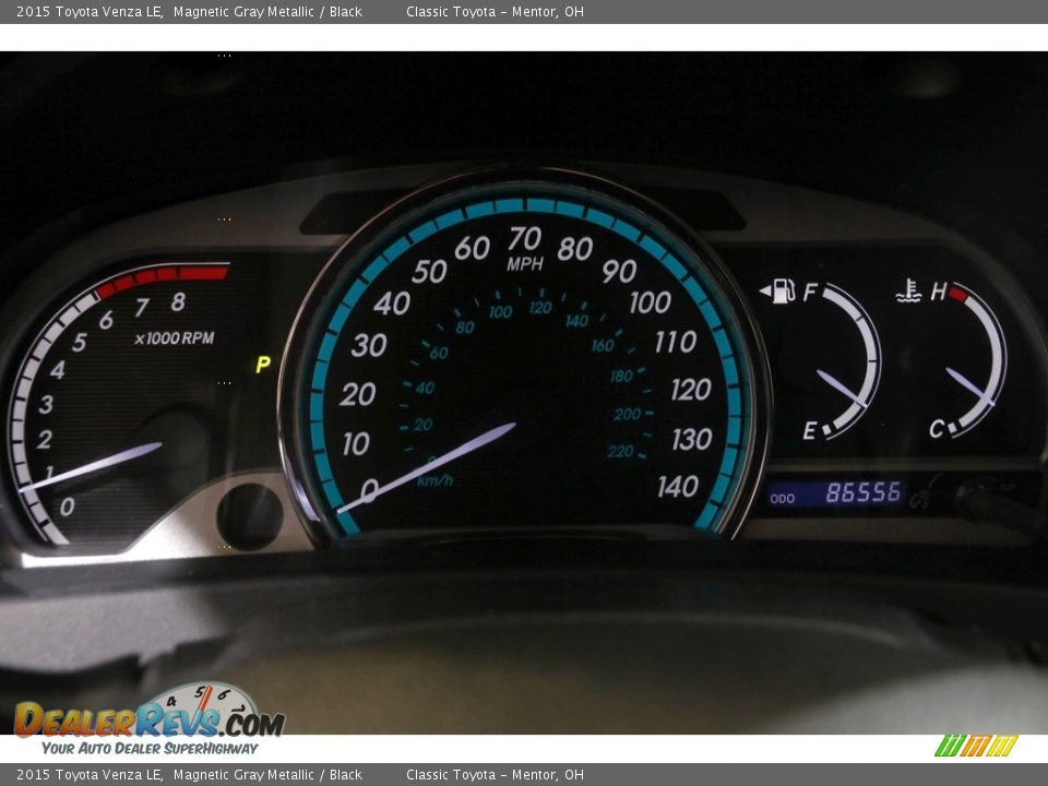 2015 Toyota Venza LE Gauges Photo #8