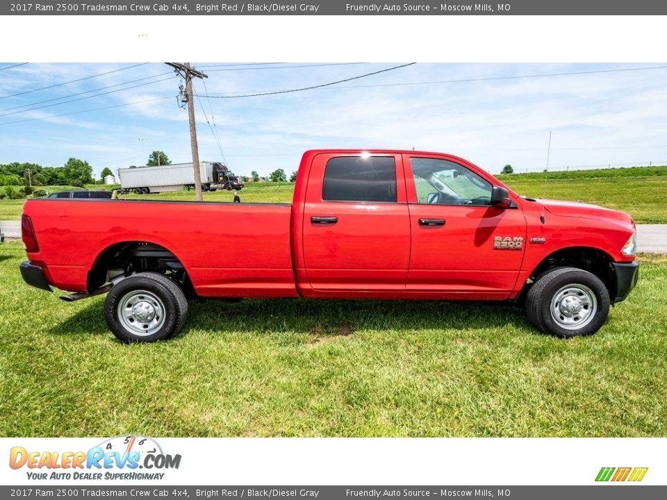 Bright Red 2017 Ram 2500 Tradesman Crew Cab 4x4 Photo #3