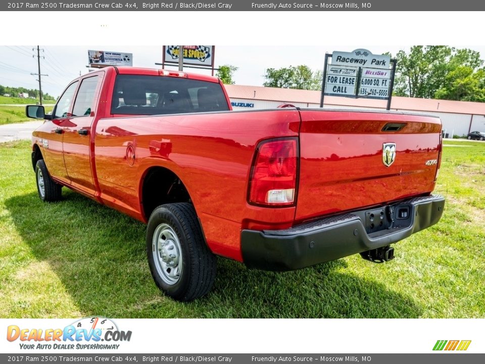 2017 Ram 2500 Tradesman Crew Cab 4x4 Bright Red / Black/Diesel Gray Photo #6