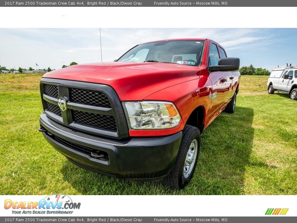 2017 Ram 2500 Tradesman Crew Cab 4x4 Bright Red / Black/Diesel Gray Photo #8