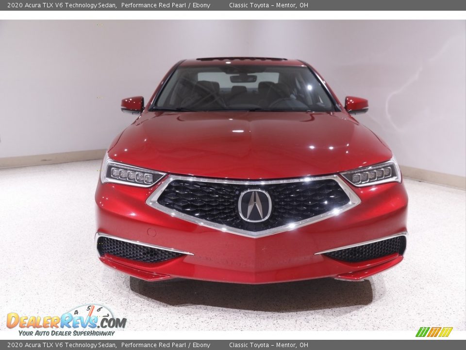 2020 Acura TLX V6 Technology Sedan Performance Red Pearl / Ebony Photo #2