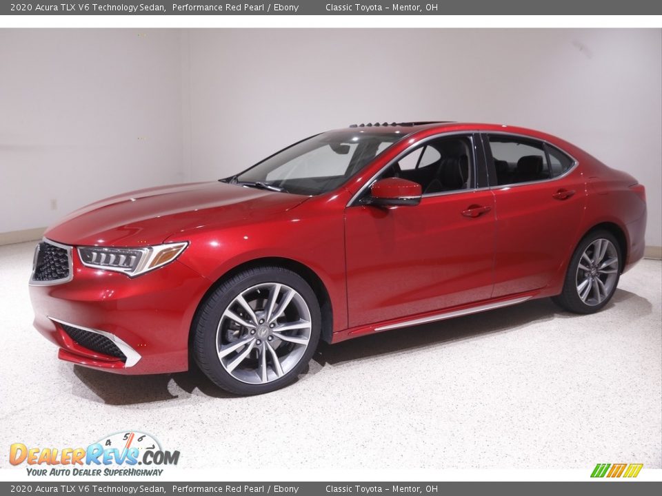Front 3/4 View of 2020 Acura TLX V6 Technology Sedan Photo #3