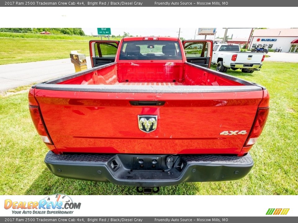 2017 Ram 2500 Tradesman Crew Cab 4x4 Bright Red / Black/Diesel Gray Photo #21