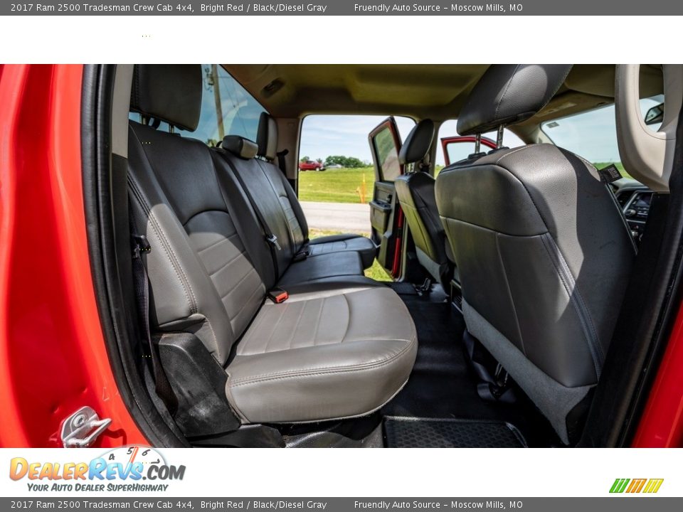 Rear Seat of 2017 Ram 2500 Tradesman Crew Cab 4x4 Photo #22