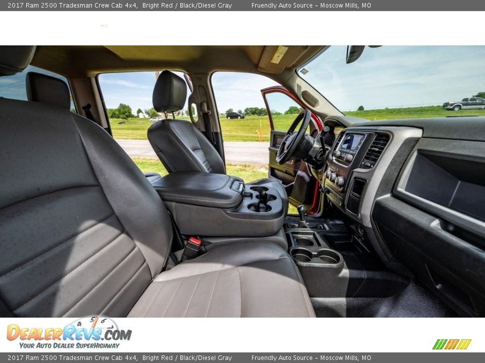 2017 Ram 2500 Tradesman Crew Cab 4x4 Bright Red / Black/Diesel Gray Photo #24
