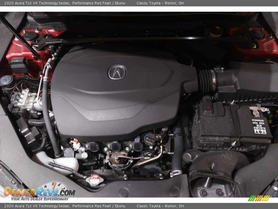 2020 Acura TLX V6 Technology Sedan Performance Red Pearl / Ebony Photo #20