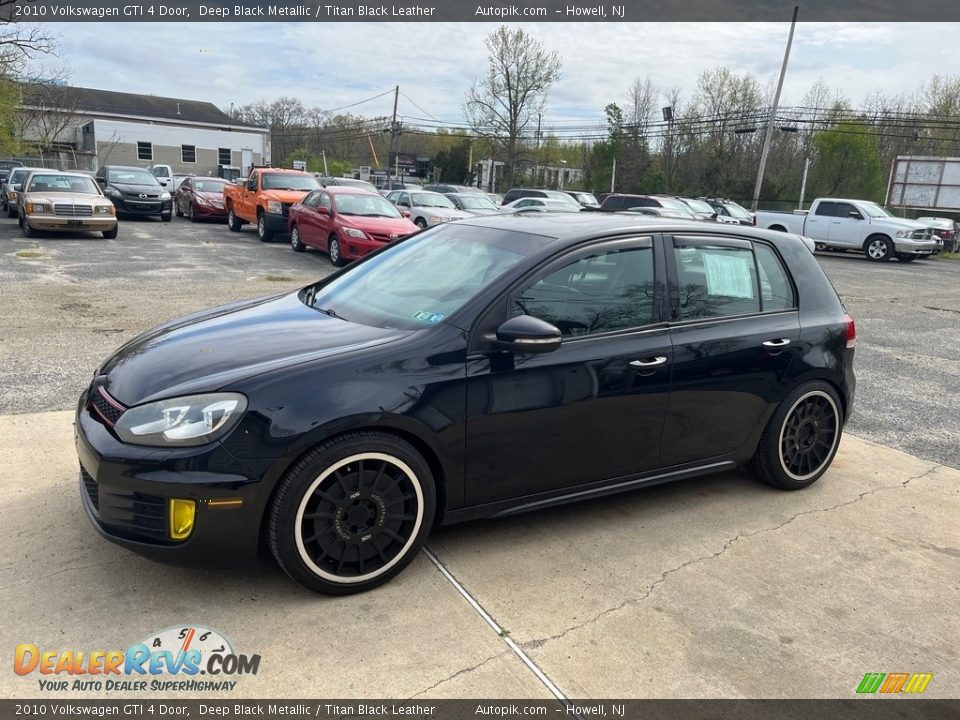 2010 Volkswagen GTI 4 Door Deep Black Metallic / Titan Black Leather Photo #2