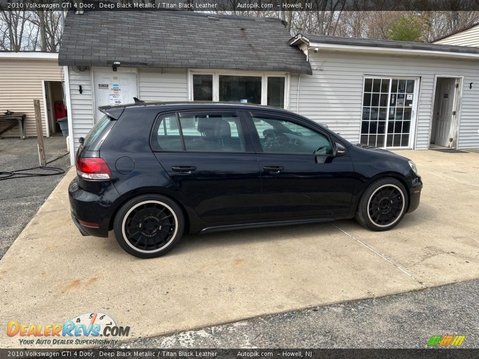 2010 Volkswagen GTI 4 Door Deep Black Metallic / Titan Black Leather Photo #8