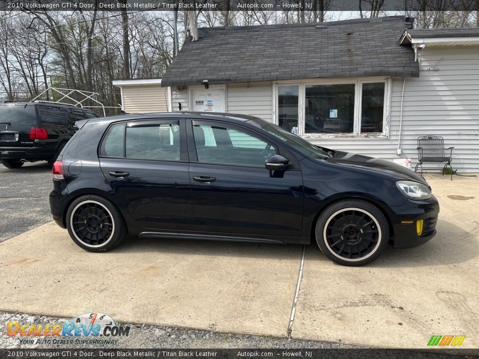 2010 Volkswagen GTI 4 Door Deep Black Metallic / Titan Black Leather Photo #9