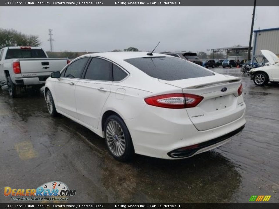 2013 Ford Fusion Titanium Oxford White / Charcoal Black Photo #2