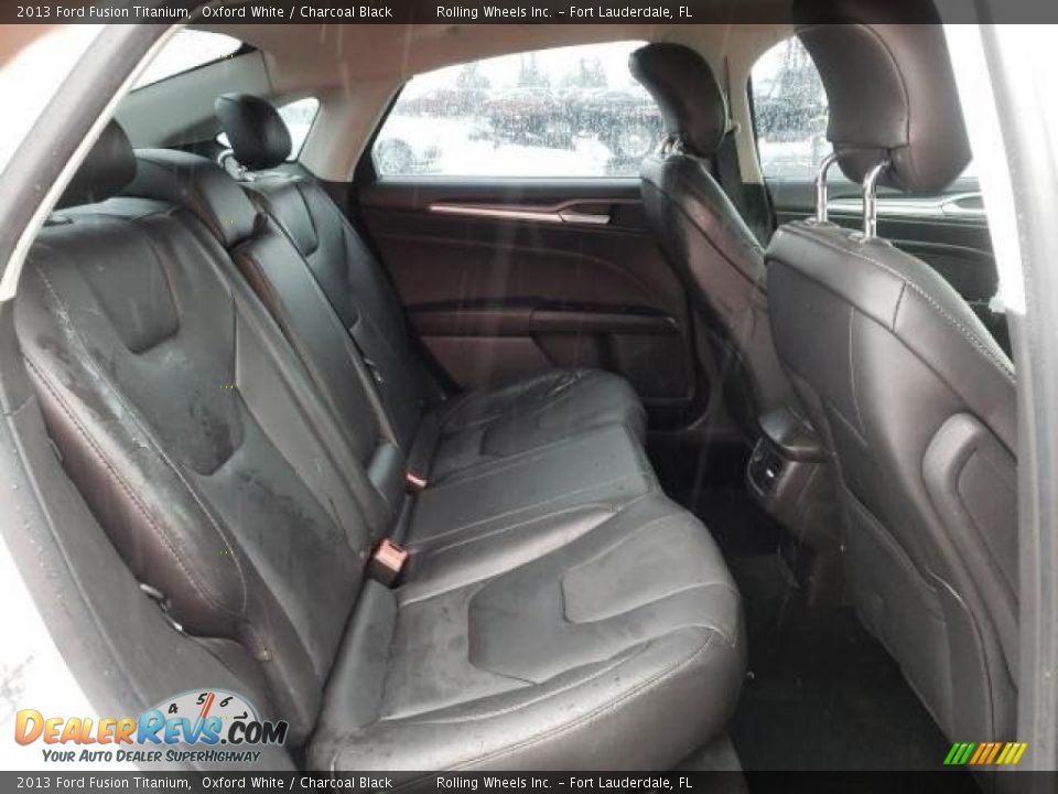 2013 Ford Fusion Titanium Oxford White / Charcoal Black Photo #5