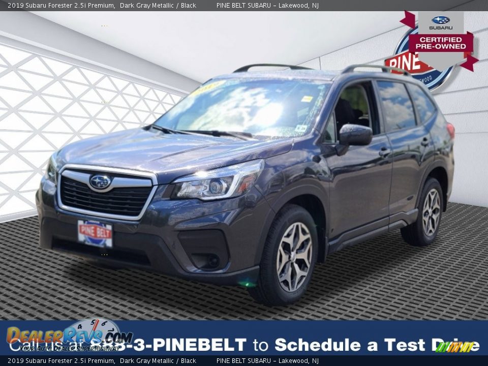 2019 Subaru Forester 2.5i Premium Dark Gray Metallic / Black Photo #1