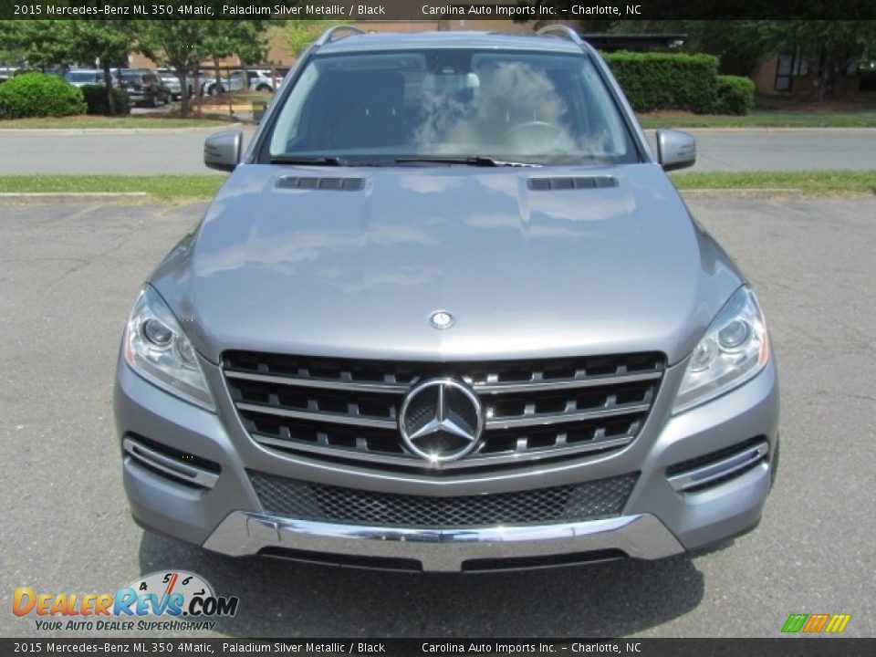 2015 Mercedes-Benz ML 350 4Matic Paladium Silver Metallic / Black Photo #5
