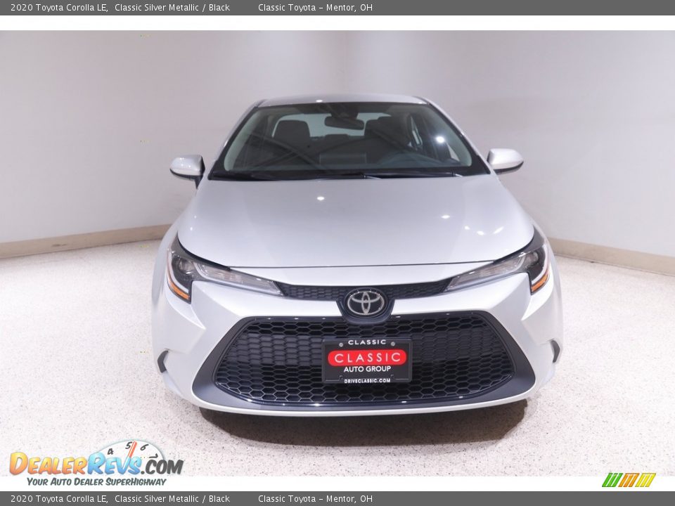 2020 Toyota Corolla LE Classic Silver Metallic / Black Photo #2