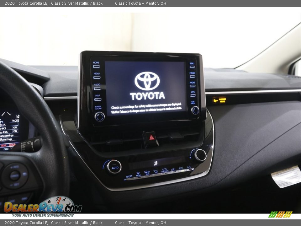 2020 Toyota Corolla LE Classic Silver Metallic / Black Photo #9