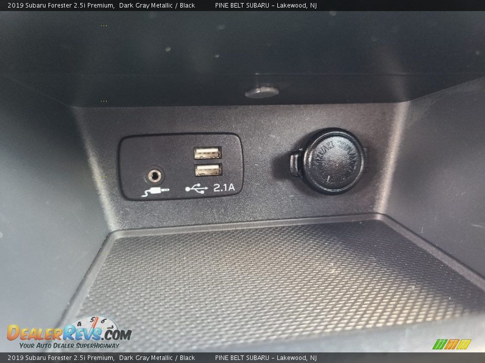 2019 Subaru Forester 2.5i Premium Dark Gray Metallic / Black Photo #10