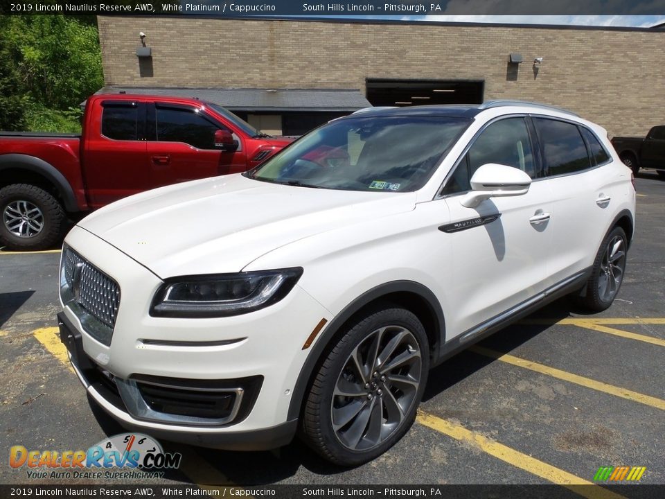 2019 Lincoln Nautilus Reserve AWD White Platinum / Cappuccino Photo #1