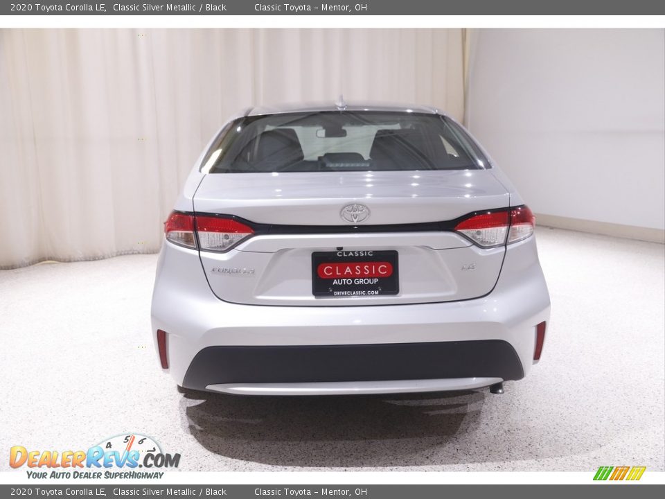 2020 Toyota Corolla LE Classic Silver Metallic / Black Photo #16