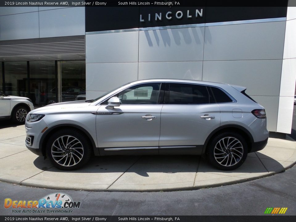 Ingot Silver 2019 Lincoln Nautilus Reserve AWD Photo #2