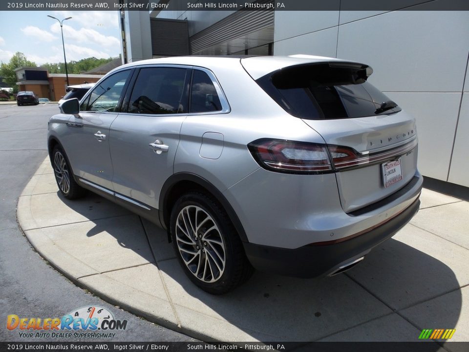 2019 Lincoln Nautilus Reserve AWD Ingot Silver / Ebony Photo #3