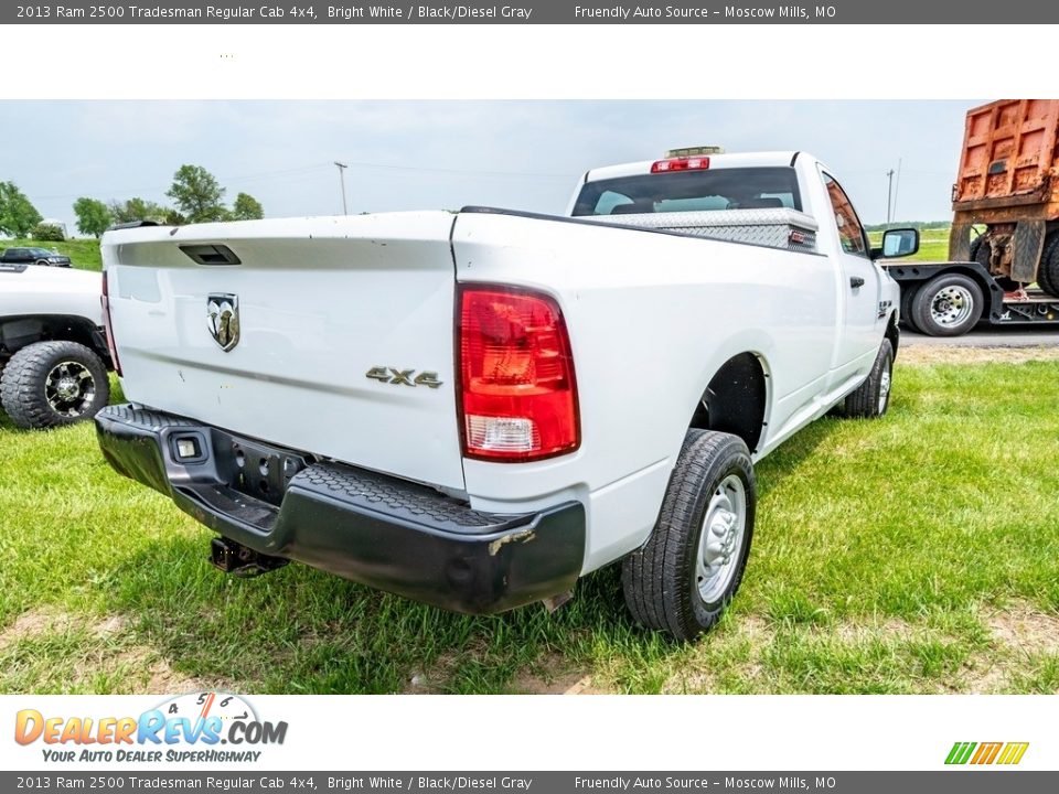 2013 Ram 2500 Tradesman Regular Cab 4x4 Bright White / Black/Diesel Gray Photo #3