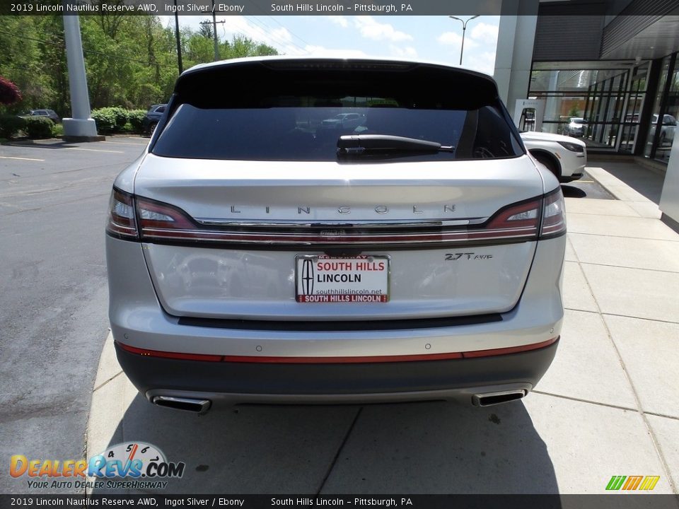 2019 Lincoln Nautilus Reserve AWD Ingot Silver / Ebony Photo #4