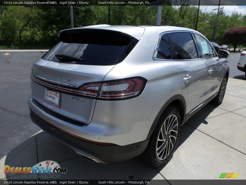 2019 Lincoln Nautilus Reserve AWD Ingot Silver / Ebony Photo #6