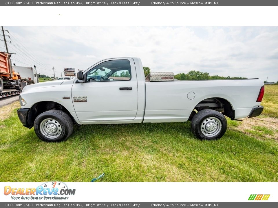 2013 Ram 2500 Tradesman Regular Cab 4x4 Bright White / Black/Diesel Gray Photo #6