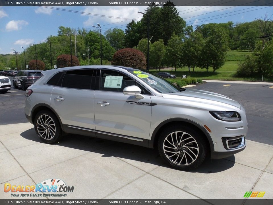 2019 Lincoln Nautilus Reserve AWD Ingot Silver / Ebony Photo #7