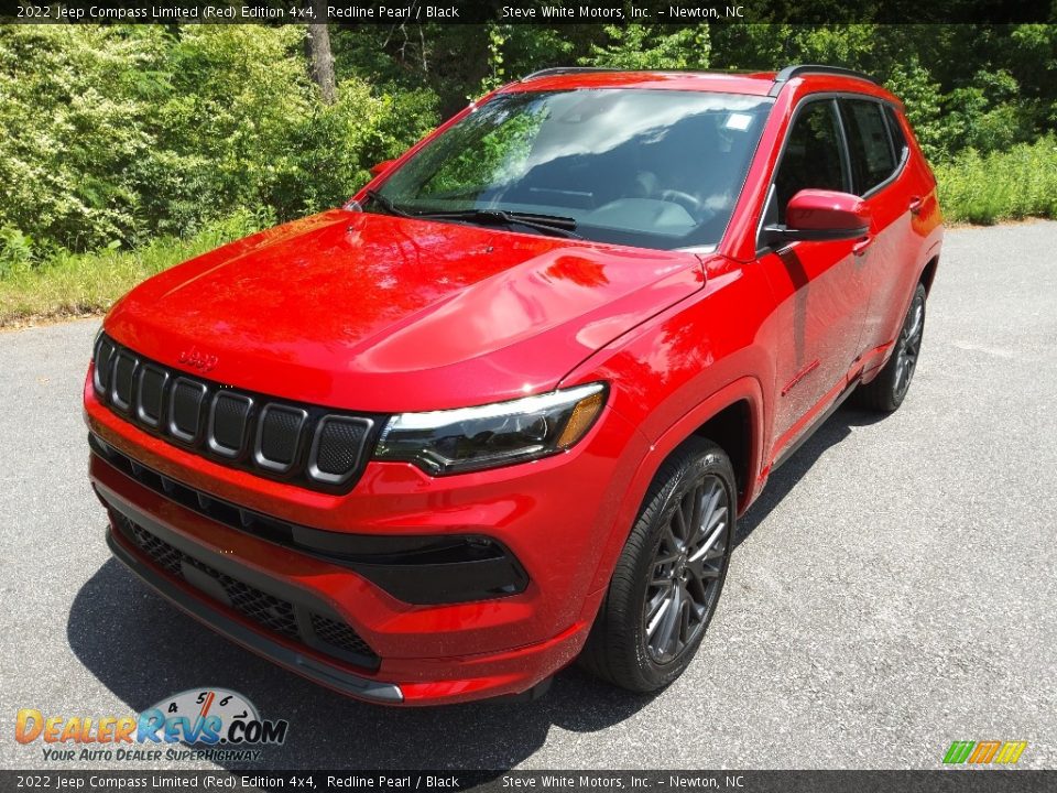 2022 Jeep Compass Limited (Red) Edition 4x4 Redline Pearl / Black Photo #3