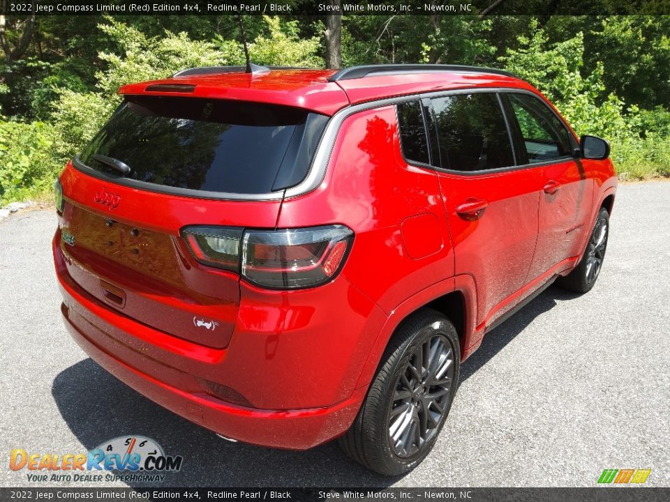 2022 Jeep Compass Limited (Red) Edition 4x4 Redline Pearl / Black Photo #7
