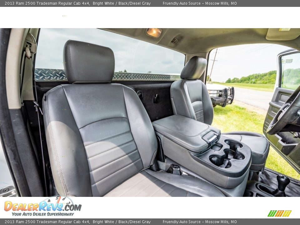 Front Seat of 2013 Ram 2500 Tradesman Regular Cab 4x4 Photo #14