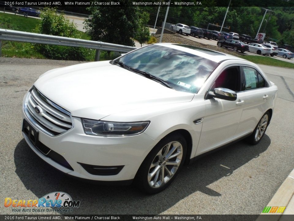 2016 Ford Taurus Limited AWD White Platinum / Charcoal Black Photo #12