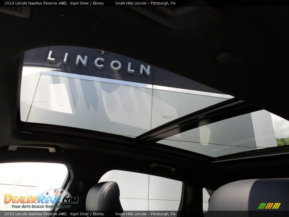 2019 Lincoln Nautilus Reserve AWD Ingot Silver / Ebony Photo #20
