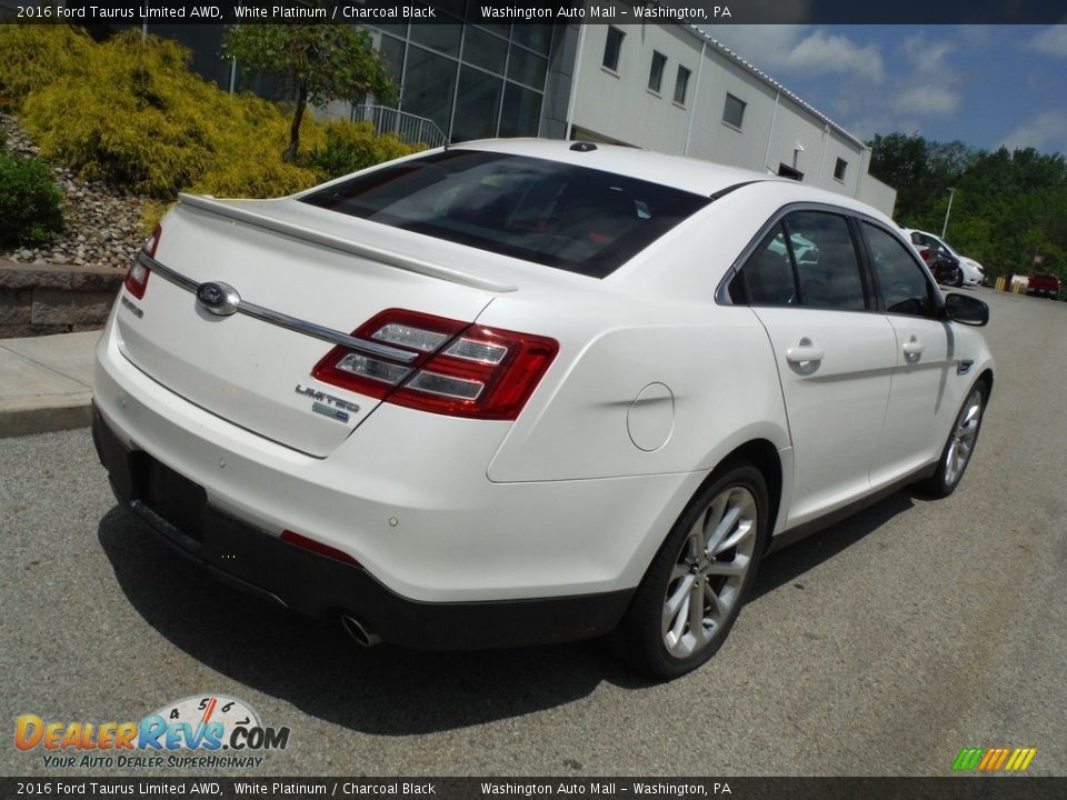 2016 Ford Taurus Limited AWD White Platinum / Charcoal Black Photo #19